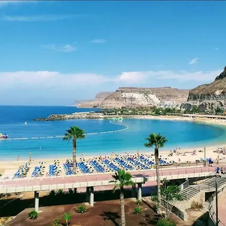 Deluxe 3 Rooms74m2,2air Condit 2tv Seaview On Amadores,2 Heatpools, Parking, 600 Mb,dishwasher,2lift,,3 Beaches Apartamento
